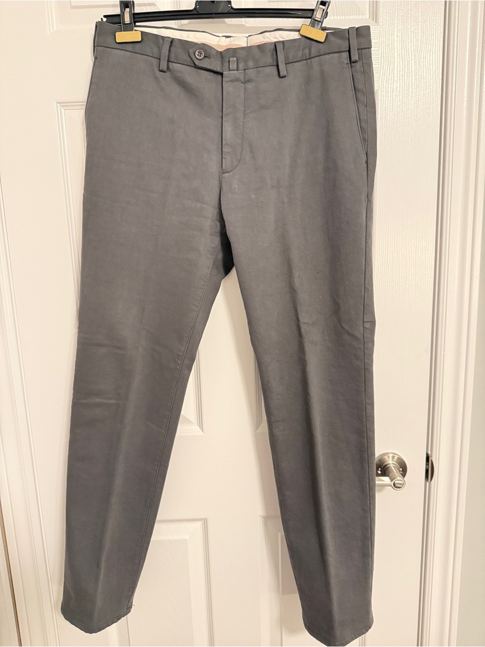 Loro Piana Slate Gray Tailored Chinos
